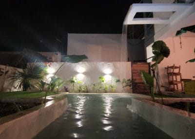 The Waterfall Villa Paje night