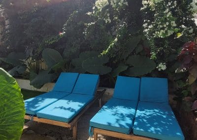 The Waterfall Villa Paje Deck chairs