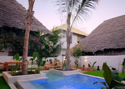 The Waterfall Double Villa Paje Pool