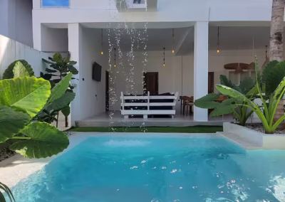 The Waterfall Double Villa Paje Waterfall and pool