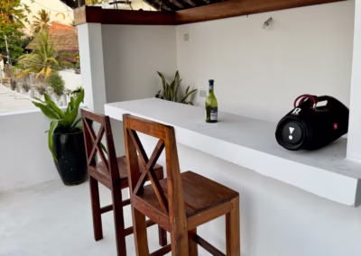 The Penthouse Villa Paje poolside