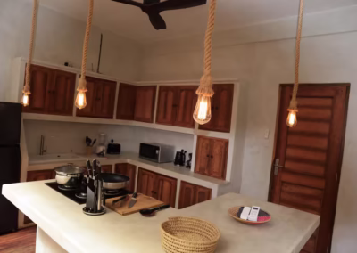 The Feel Free Villa Paje Kitchen
