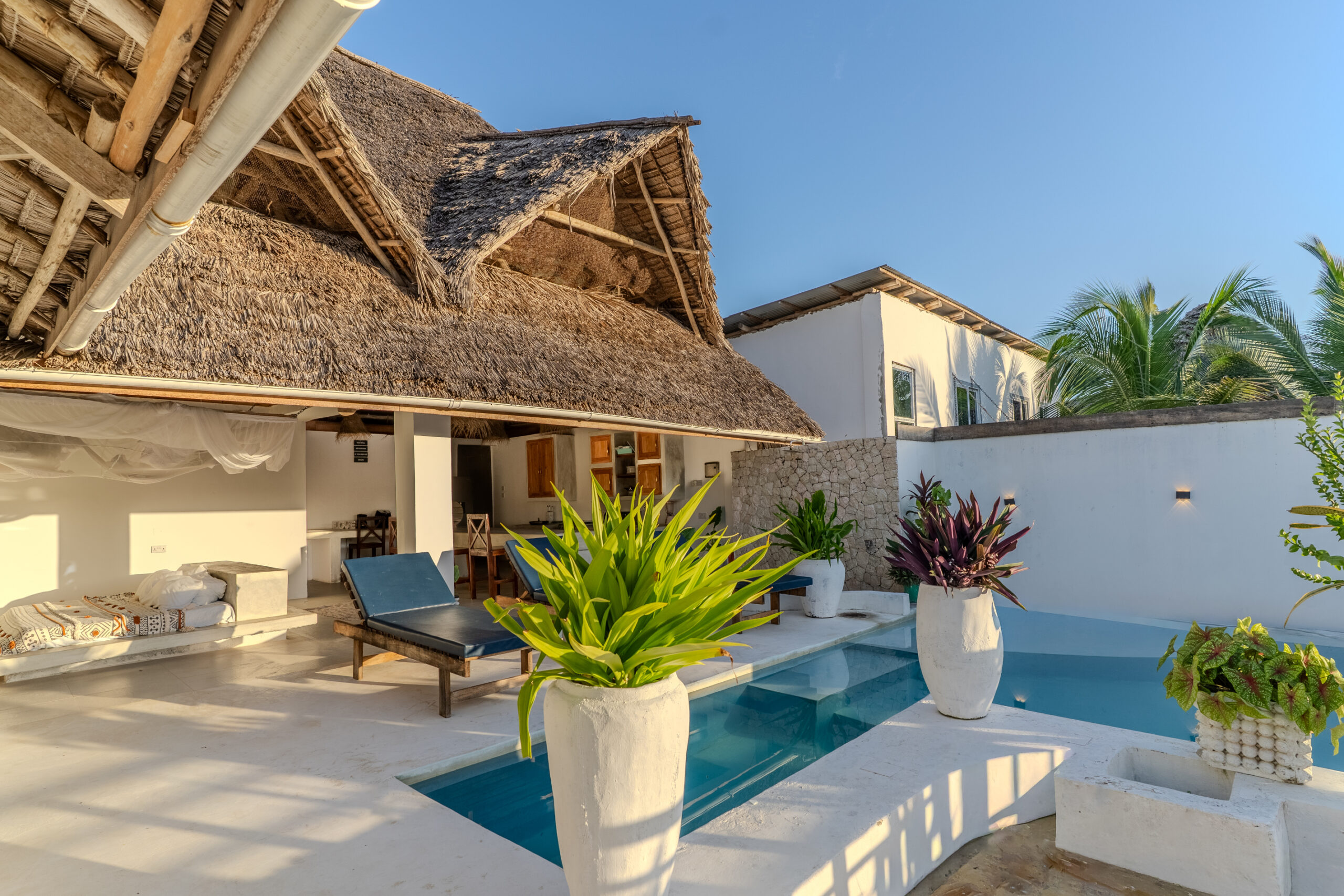 Villa vs hotel in Paje Zanzibar